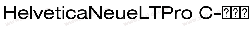 HelveticaNeueLTPro C字体转换
